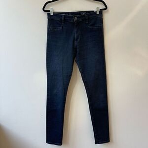 AG Tailored Farrah Women's Blue High Waist Denim Jeans Size 29R